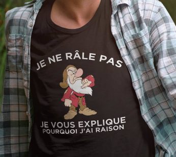 T-shirt je ne râle pas…